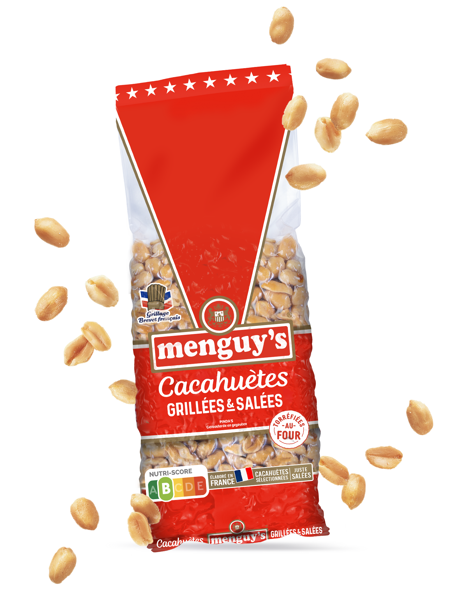 cacahuètes grillées et salées