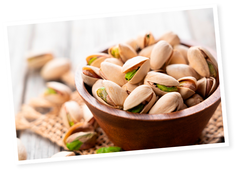pistaches dans un bol pour l'apéro
