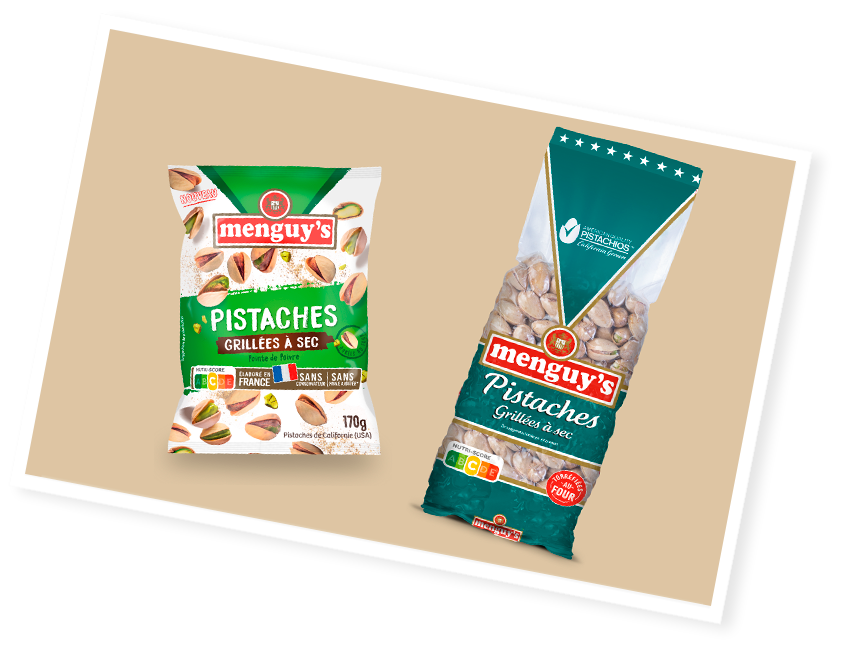 sachets de pistaches Menguy's