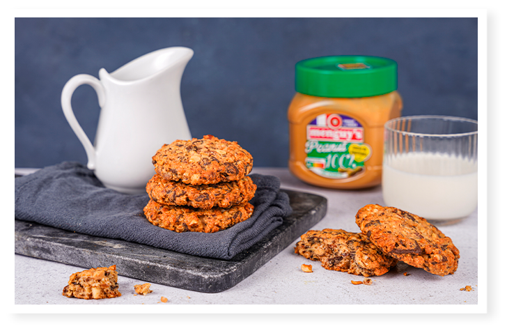 Granola cookies au beurre de cacahuète et chocolat noir Menguy's