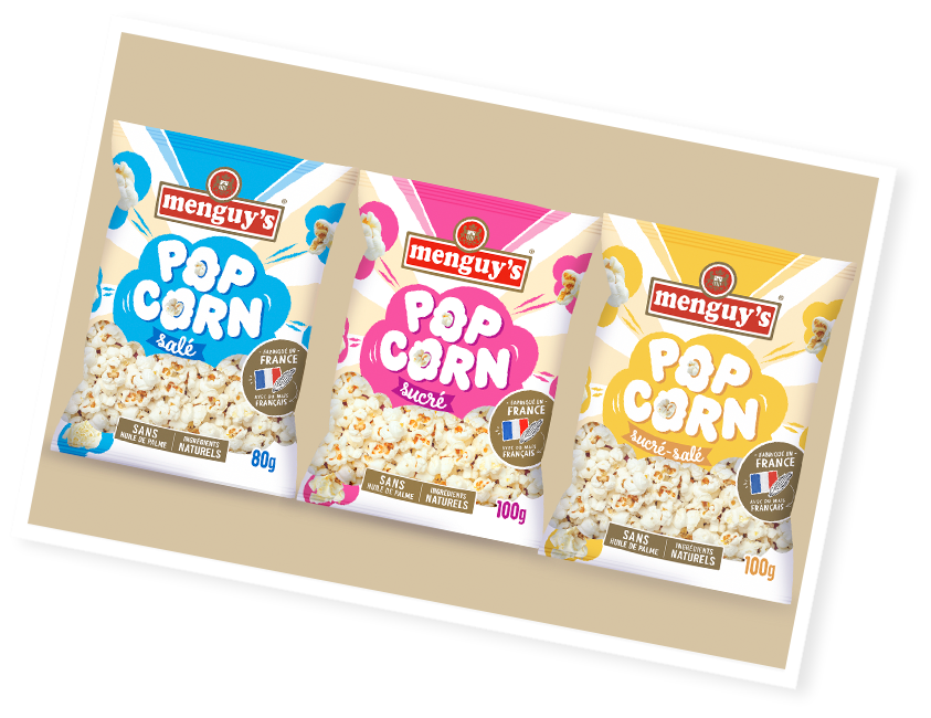 Pop corn éclaté Menguy's